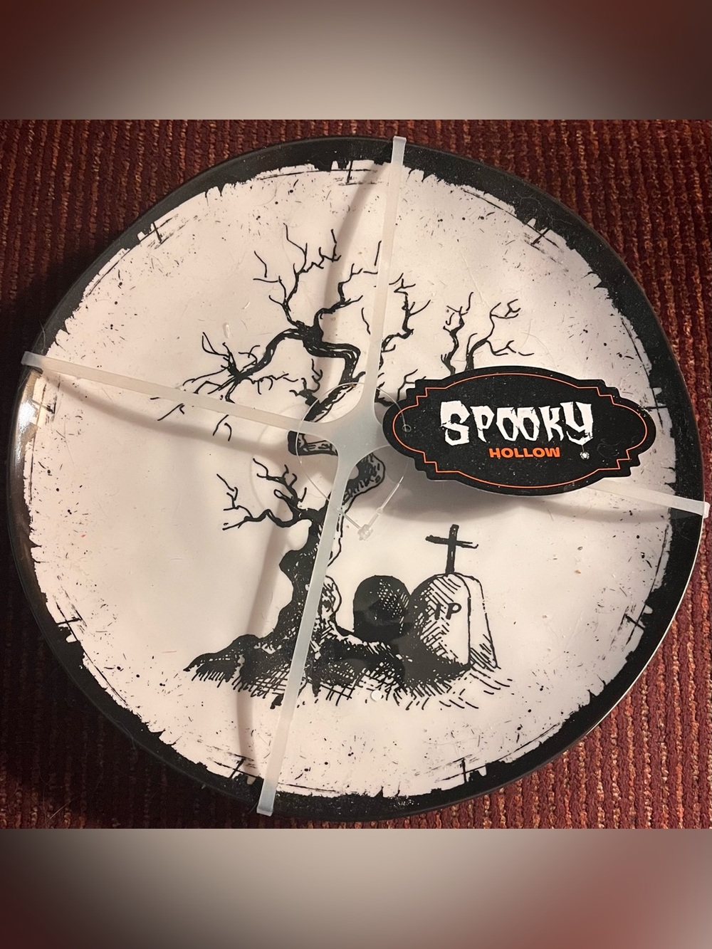 Graveyard Design Melamine Salad Plates - Set of 4